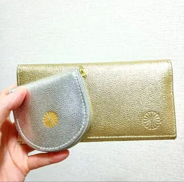 황궁 지갑 장지갑 & 코인 케이스 세트 골드 실버
