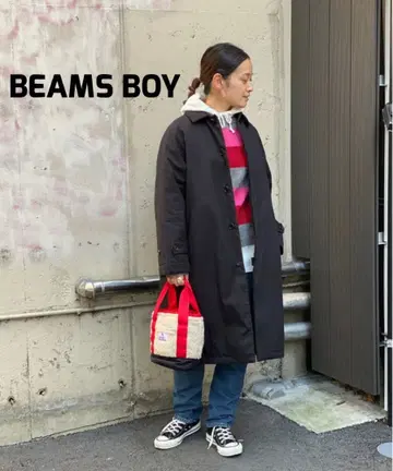 BEAMS BOY 빔즈 보이 써모라이트 싱글 코트