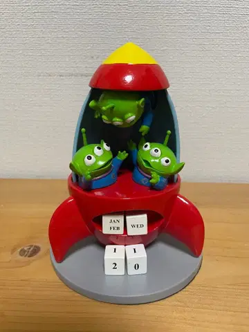 리틀 그린멘 피자 플래닛 피규어 달력 뽑기 게임