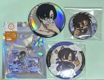 SAKAMOTO DAYS 세바 마후유 아크릴 키링 배지 세트