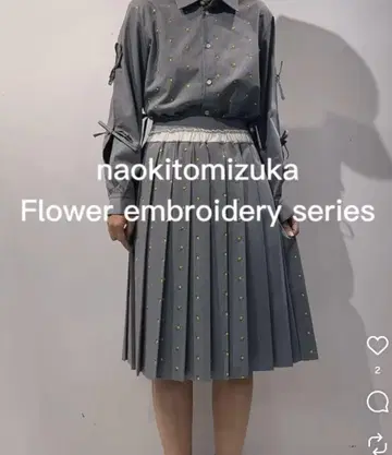 naoki tomizuka / 나오키토미즈카 플리츠 스커트