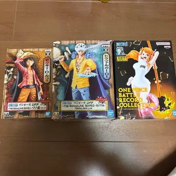 루피 트리팔가 로우 나미 피규어 3체 세트 원피스 DXF