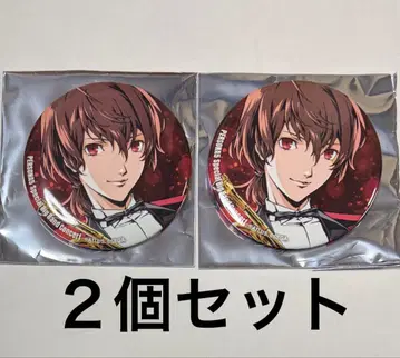 페르소나 5 콘서트 캔뱃지 아케치 고로 2개