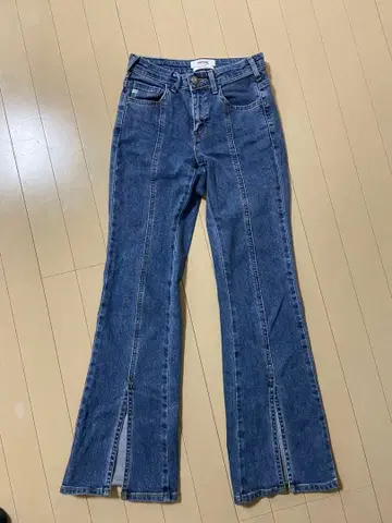 SOMETHING 부츠컷 데님 슬릿