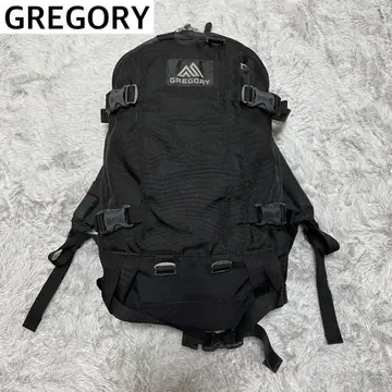 GREGORY 올데이 백팩 로고 와펜 Y2K 대용량 블랙