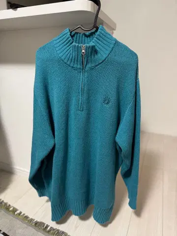 EVRIS SUNNY 하프 지퍼 니트탑