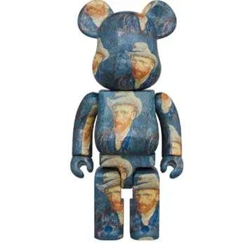 새상품 1000% 베어브릭 x 반 고흐 고흐 베어브릭