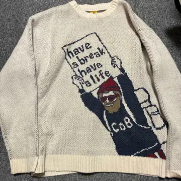 Cobmaster 니트 스웨터 베이지