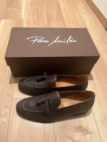 PacoMilan 태슬 로퍼 38 새상품급 박스 있음