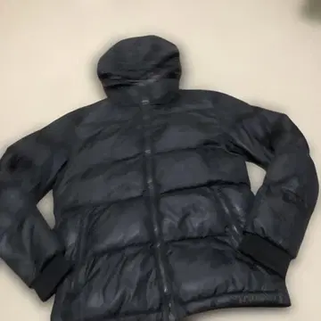 BEAMS HEART 블랙 다운 자켓 M