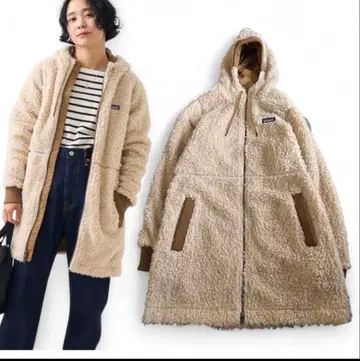 patagonia 보아 자켓 M 베이지 더스티 메사 후드티