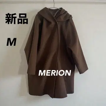 [ 새상품 ] 메리온 이탈리아 만테코사제 후디 코트 M
