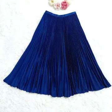 컨디션 최상 폴로 랄프로렌 롱 스커트 플리츠 네이비 2