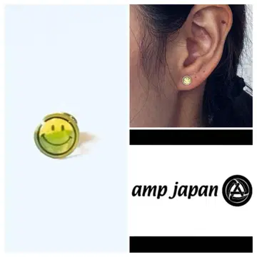 컨디션 최상 앰프 재팬 SmilePE/스마일 컬러 귀걸이 실버925