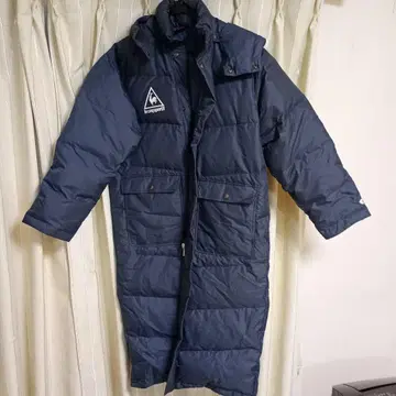 네이비 벤치 코트 L 사이즈 다운