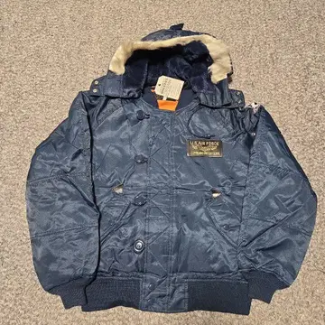 U.S. AIR FORCE 플라이트 자켓 네이비 HOUSTON