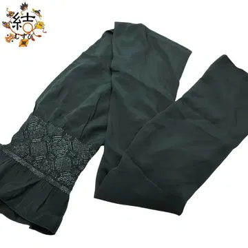 MO-3592 헤코 오비  남색 은색 숯검정색 긴 길이