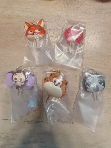 주토피아 가챠가챠 5세트