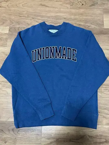 UNION LAUNCH IENA 별주 맨투맨 풀오버 네이비