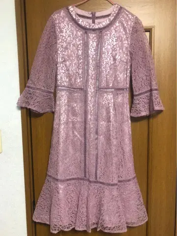 원피스 전체 레이스 38 핑크 드레스 결혼식 포멀