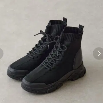 [ willfully ] 블랙 니트 스니커즈 부츠