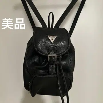 새상품급 GUESS 블랙 백팩 게스