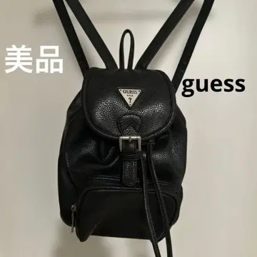 새상품급 GUESS 블랙 백팩 게스