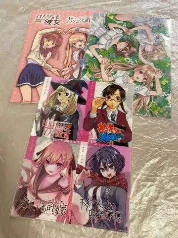 [ 경품 당첨품 ] 뻐꾸기 커플 요시카와 미키 클리어 파일 3종 세트