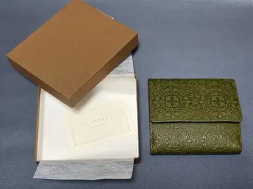 [ 새상품 ] HIRAMEKI. 히라메키 모리스 접이식 지갑 그린