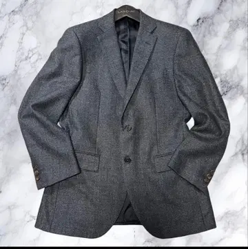 컨디션 최상 도나토 빈치 테일러드 자켓 울 실크 그레이 L