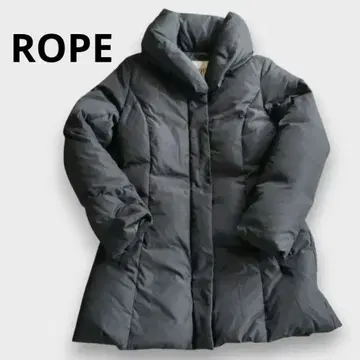 ROPE 로페 숄카라 다운 코트 블랙 38