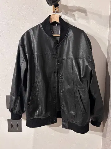 yoused 가죽 바시티 자켓 All Leather Studium JP