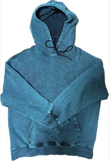 MAISON SPECIAL 케미컬 오버다이 헤비 웨이트 맨투맨 그린