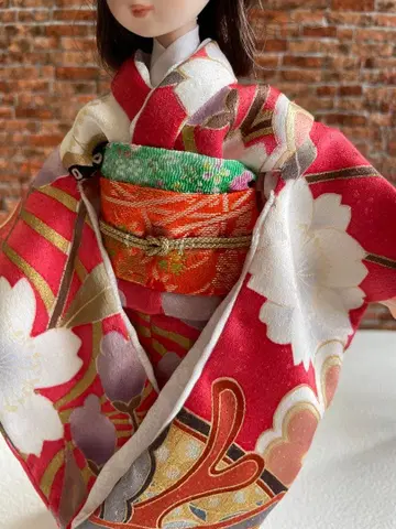 22cm 인형 후리소데 홍지꽃 모음