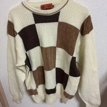 미스터 준코 Mr.Junko 니트 블록 체크