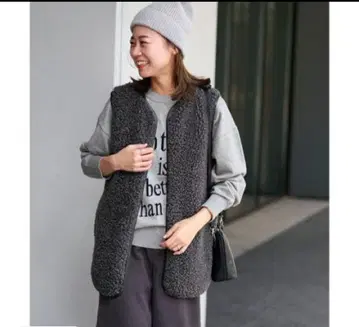 저널 스탠다드 레리움 컬리 인조 모피 베스트 새상품급!