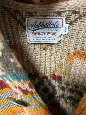Antiballistic 가디건 FREE 멀티 컬러