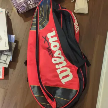 Wilson 라켓 백 레드/블랙