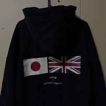 LYFT 리스트 오버 사이즈 블랙 후드티