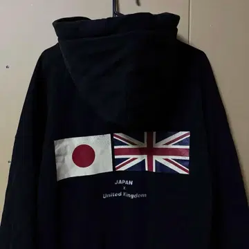 LYFT 리스트 오버 사이즈 블랙 후드티