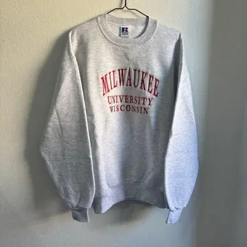 90s USA제 RUSSELL 러셀 칼리지 맨투맨 L 그레이