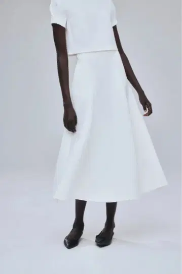 Double Knit Spiral Skirt laubeblanc