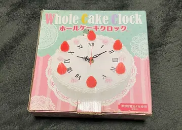 홀 케이크 시계 딸기 케이크 벽걸이 시계