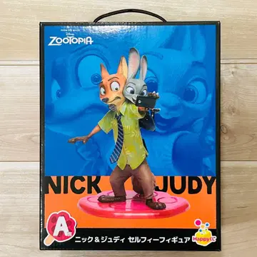 주토피아 Happy 복권 닉 & 주디 셀피 피규어 A상