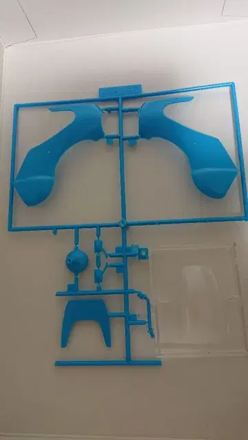 아오시마 프라모델 풀 카울 스카이블루 미사용 로켓 카울!