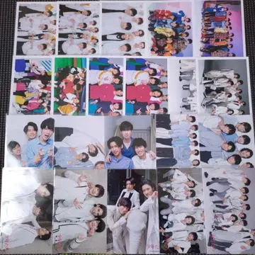 SnowMan 공식 사진 포토 세트 집합 사진 21장 2019년