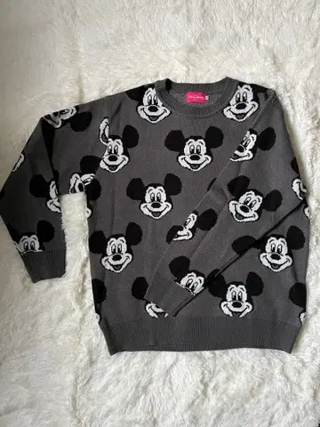 도쿄 디즈니 리조트 미키 스웨터 L 사이즈 미키 패턴