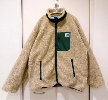 리 플리스 자켓 XL 베이지