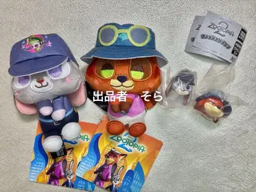 주토피아2 & you 마스코트 Vol.1 패션 반지 닉 주디 세트