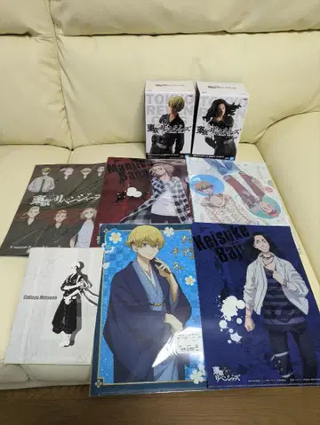 새상품 미개봉 도쿄 리벤저스 피규어 클리어 파일 노트